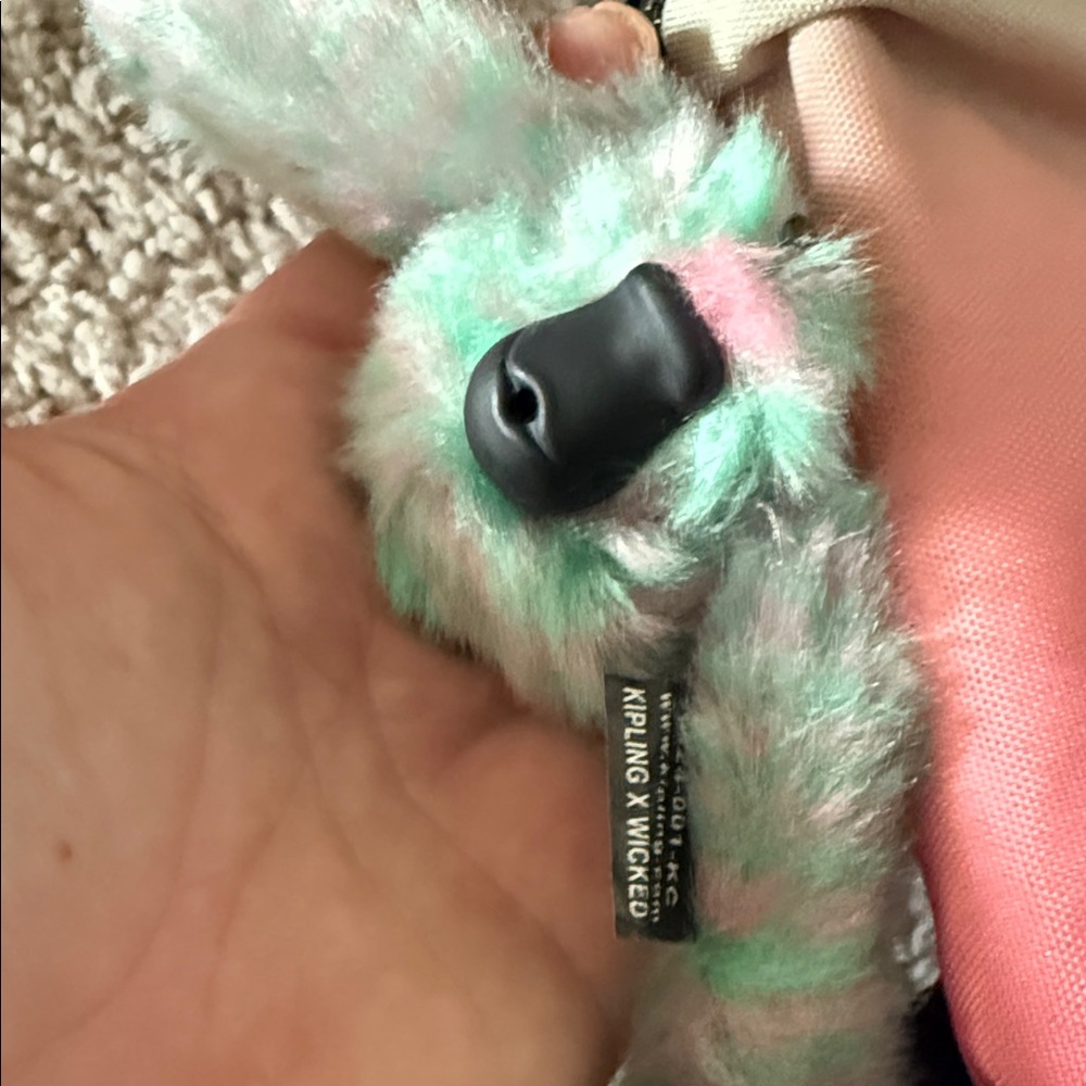 Kipling Wicked Gradient Ombre Mini Backpack Mint … - image 3